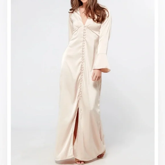 shimmer mermaid dress BABEYOND Sequin Wrap Midi Dress With Short Sleeves in Pink, Shimmer Pink V Neck Cocktail Dress, Size S